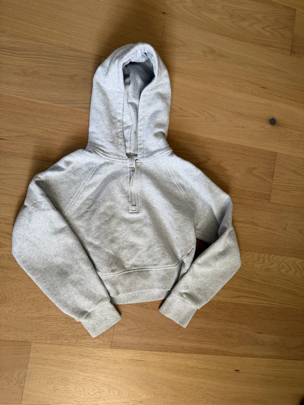 Athleta girl boxy 1/4 zip hoodie